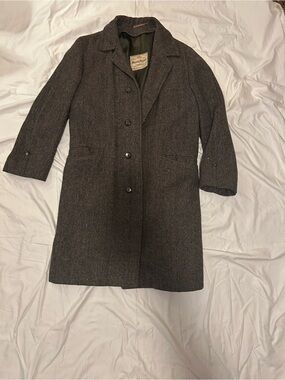 Harris Tweed Brown Coat
